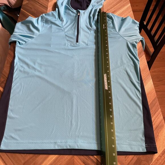 Under Armour Shirt 1/4 Zip‎ Hooded All Season Gear Performance Pullover Mens L - Picture 5 of 8